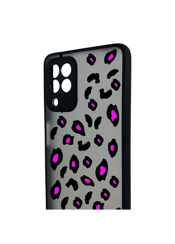 Чохол для телефона Galaxy M32 4G (SM-M325F) с 3D принтом патерн леопард плями із захистом камери чорний Samsung (399771102)