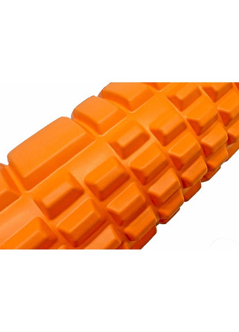 Массажный ролик Grid Roller 33 см v.1.1 EF-2020-O Orange EasyFit (290255549)