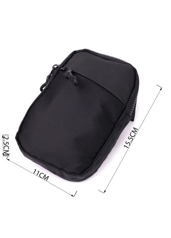 Слінг сумка для подорожей із якісного текстилю 22866 Чорний Vintage (318823554)