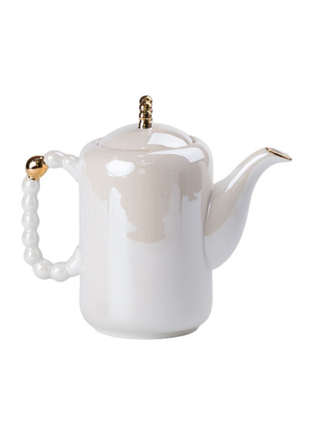 Чайний сервіз керамічний на 6 персон 8 предметів, білий Yiwu (322503837)