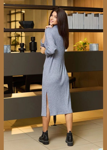 Серое повседневный, кэжуал платье Seventeen