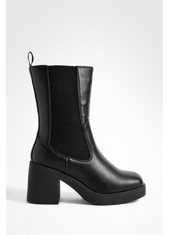 Осенние ботинки Boohoo из искусственной кожи