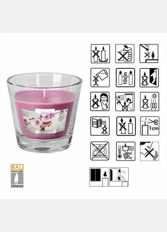 Свеча в стеклянном стакане SPA Garden (SN 90254) Bispol (315348636)