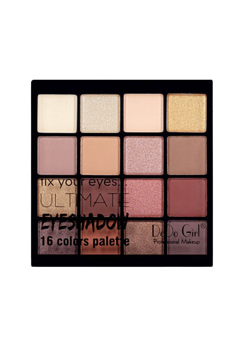 Тени для век Ultimate 16 оттенков D3048 DoDo Girl (300676773)