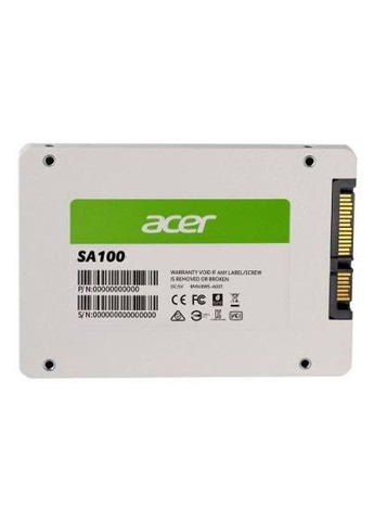 Накопитель SSD 2.5" 480GB SA100 (BL.9BWWA.103) Acer 2.5" 480GB SA100 (368760941)