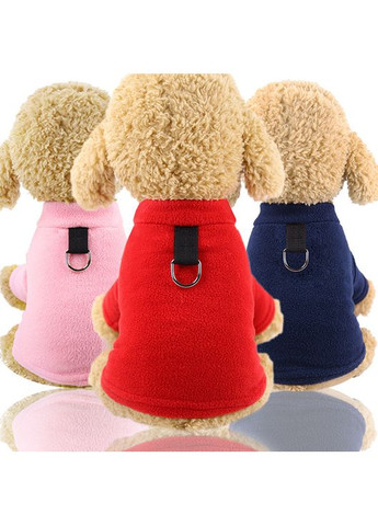 Кофта для собак с кольцом для поводка Pet Style Красная XS No Brand - (323236515)