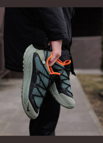 Оливковые (хаки) всесезонные кроссовки Vakko