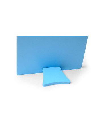 Серебряная икона Ангел Хранитель с младенцем 11х11см в синем дереве в подарок для мальчика Prince Silvero (266265942)