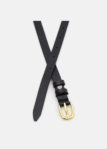 Жіночий шкіряний ремінь 110v1genw45-black Borsa Leather (322189742)