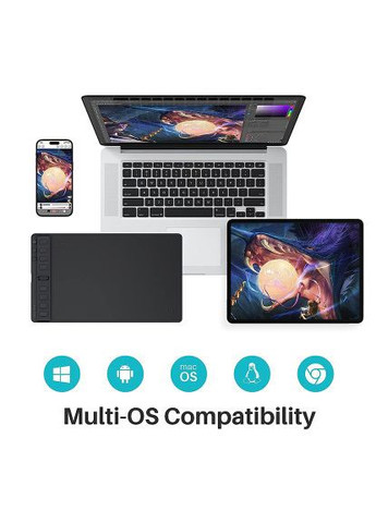 Графический планшет (H641P) Huion Inspiroy 2 S (366156587)