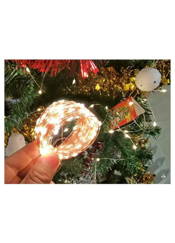 Гирлянда USB Капля росы Белая 50 LED 5 м Холодный белый No Brand (314522923)