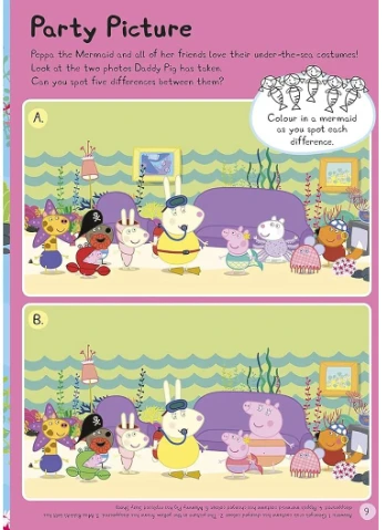 Peppa Pig. Mermaids, Unicorns and Dragons Sticker Book Ladybird (370072863)