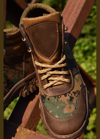 Военные Женские Тактические Берцы Зимние. 36-48р Коричневые+Пиксель. Легкие и теплые! MSZF-2120 No Brand (301138792)