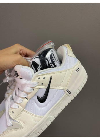 Черные демисезонные кроссовки мужские nike sb dunk pale ivory black найк сб данк No Brand