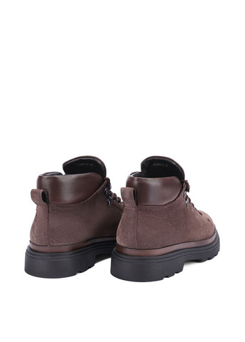 Коричневые осенние мужские ботинки hs2431-11 коричневый замша Miguel Miratez