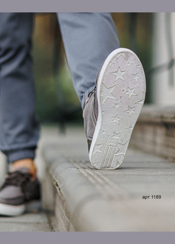 Темно-сірі кеди чоловічі casual step dark grey No Brand