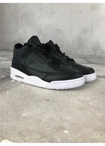КРОССОВКИ ЖЕНСКИЕ NIKE AIR JORDAN RETRO 3 CYBER MONDAY BLACK НАЙК АИР ДЖОРДАН ЧЕРНЫЕ No Brand чёрные демисезоны (390649928)