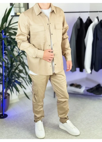Сорочка чоловіча бавовняна No Brand (378894624)