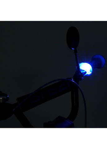 Дитячий велосипед 18 дюймів синій для дітей від 5 років двоколісний транспорт для катання PROF1 (368758332)