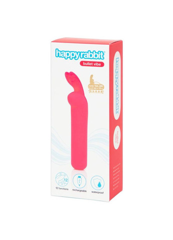 Мини вибратор Rechargeable Bullet Pink Happy Rabbit (297130034)
