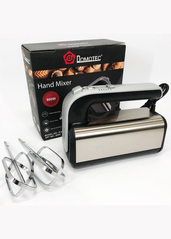 Простий ручний міксер R.6664, Міксер двованчиковий побутовий, Міксер з BX-971 двома віночками Domotec (349512145)