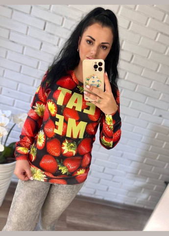 Красный свитшот женский Milani (315388424)