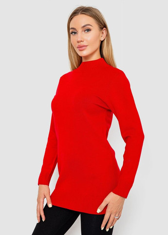 Красный демисезонный свитер женский однотонный Ager