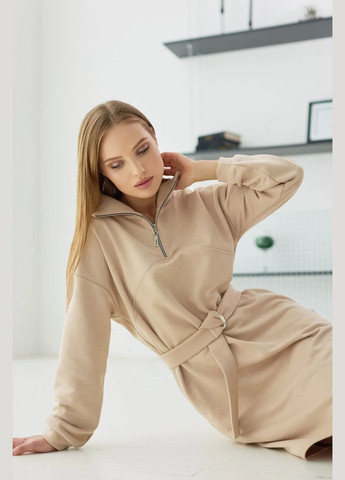 Світло-коричнева спортивна, повсякденний, кежуал сукня Seventeen