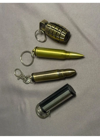 2 в 1 - кресало + вічний сірник (бензинова) Патрон HL-395 — туристична запальничка для походу, кемпінгу, виживання, EDC Dolphin (396461475)