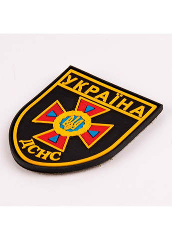 ПВХ Патч "ДСНС" Цветной 7.5x6.5 см Vik-Tailor (367623948)