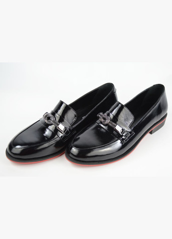 Evromoda Туфли лаковые на низком ходу черные черный з натуральная кожа, турция — всесезон (322668541)