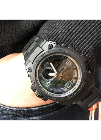 Брендовые мужские часы 1452BK BLACK, Простые электронные часы FI-385 наручные мужские Skmei (337342611)