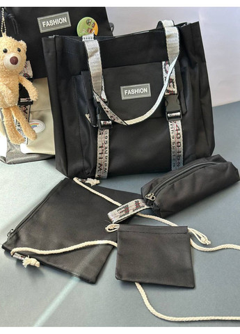 Рюкзак 5 в 1: рюкзак, сумка, клатч-косметичка, пенал, мешочек, плотный текстиль полиестр Україна (351433416)