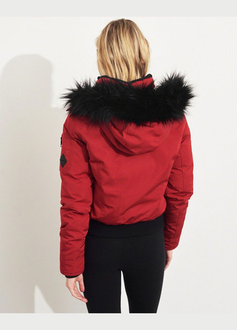 Красная демисезонная куртка демисезонная - женская куртка hc6284w Hollister