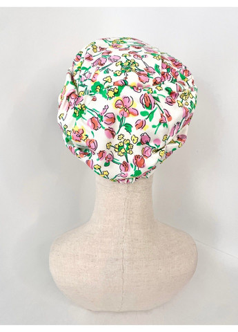 Тюрбан молочний з квітковим принтом BANDANA QUEEN (366239293)