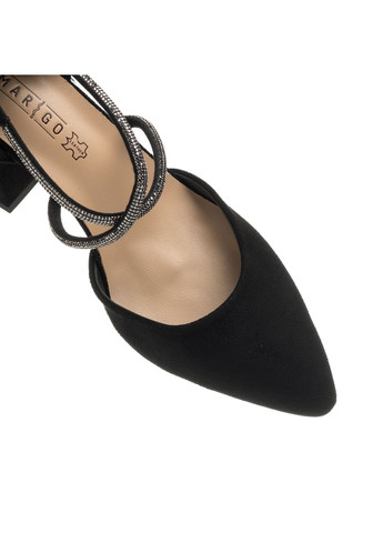 Marigo Туфлі (2405Т) чорний з штучна замша, україна — літо (328914954)