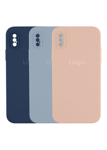 Чехол Silicone Case Square Full Camera для iPhone X/Xs Цвет 01.Mint No Brand Apple iPhone X,APPLE iPhone Xs (336151142)