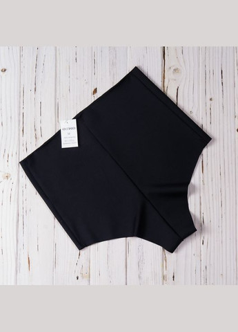 Труси шорти спортивні висока посадка чорні 7801 No Brand Безшовная (307930673)