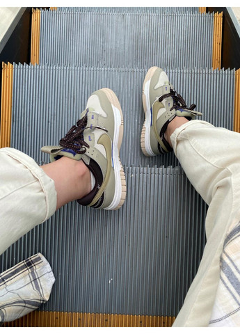 Бежеві Осінні кросівки чоловічі nike sb dunk low olive dark purple найк сб данк No Brand