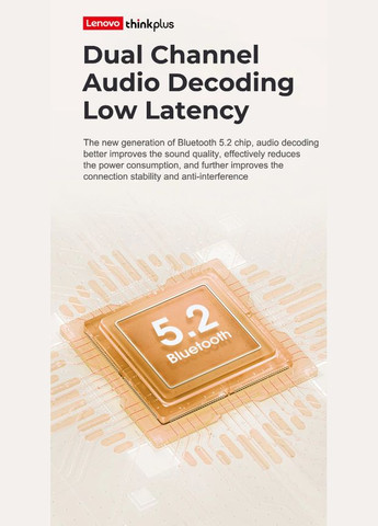 Бездротові навушники ThinkPlus X16 TWS Black Lenovo (300523856)