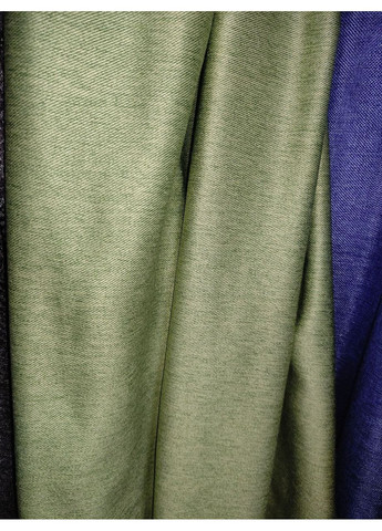 Комплект Штор Лен Облегченный зеленый 150х270 No Brand (353829179)