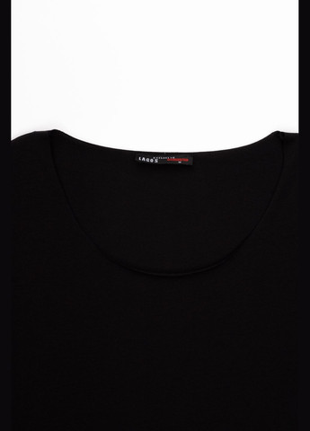 Черная футболка однотонная мужская 20232 Lagos