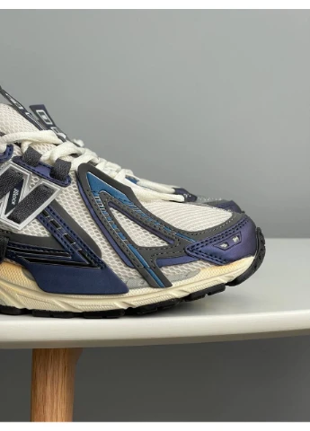 Кроссовки женские и мужские New Balance 1906A White Blue Red | Нью Беланс 1906А белые демисезоны (380769387)