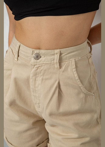 Шорти жіночі джинсові, колір бежевий, Ager (339865739)