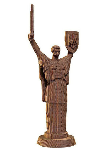 Картонний конструктор " 3D Puzzle MOTHER UKRAINE" колір коричневий CB-00241060 Cartonic (314893184)