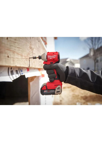 Гвинтоверт ударний акумуляторний M18 BLIDRC-0 18В 0-3600об·хв 190Нм 1.3кг без АКБ та ЗП Milwaukee (360403525)