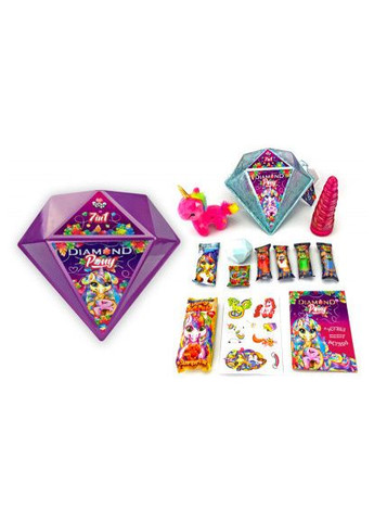 Набор креативного творчества Diamond Pony BPS-01-03U мягкая игрушка единорог пони кристаллы тесто Danko Toys (372805175)