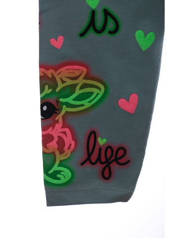 Велосипедки трикотажні з Метеликами оливкові Cit Cit Kids 116 см (44816) BABYKROHA (297199518)