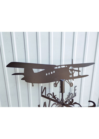 Флюгер Самолет Кукурузник, АН-2, флюгер на кровлю из металла 2 мм. No Brand (368896785)