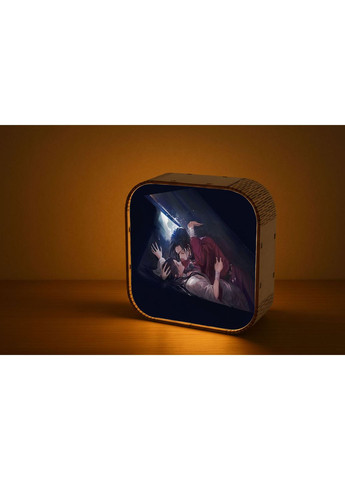 Ночник Аниме Благословение небожителей настольная лампа из дерева и LED-подсветкой Anime Heaven Official's Blessing TGC (43022) No Brand (365264974)